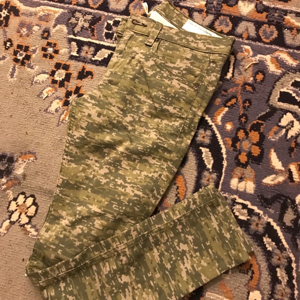 Rag & Bone Camouflage Jeans